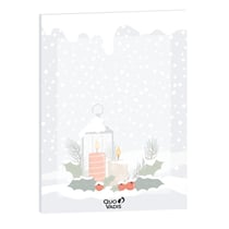 BLOC NOTES 55 FEUILLETS Noel - 10,6x15,3 cm