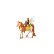70567 Fee Marwenn avec une licorne scintillante - Schleich - Jaune
