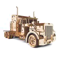 Maquette En Bois 3D - Camion Poids-Lourd 38 Cm