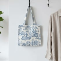 Kit Couture Craftine Petit sac Cabas Bohème Chic bleu
