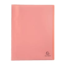 Porte-vue - 80 vues - Corail pastel - Polypro - A4 - Exacompta