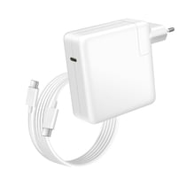 Avizar Chargeur pour Lenovo ThinkPad T14 / T15 Carbon Gen 8-11 USB-C 96W + Câble 1,8m Blanc