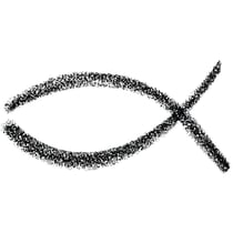 Tampon bois Poisson, 3x6cm, Réf. 27908