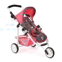 Poupées Jogging-Buggy LOLA - Corail papillon