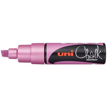 Marqueur craie Chalk - Pointe biseautée - 8 mm - Rose Métallisé - 1 pce