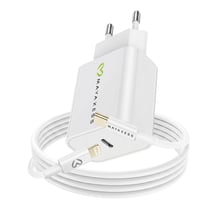Mayaxess Chargeur Secteur pour iPhone 12 Pro 18W + Câble Lightning 1m Blanc