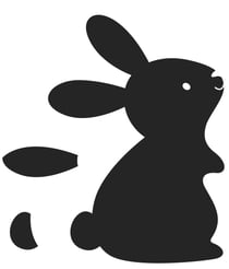 Matrice de découpe Lapin 5,8x8 cm - Artemio