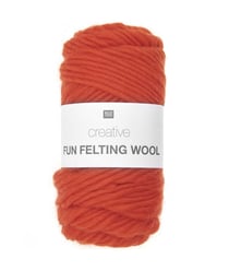 Laine à feutrer créative CREATIVE FUN FELTING WOOL - Rico design 02 Rouge