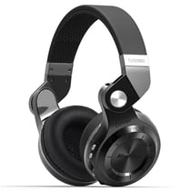 Casque Audio Sans Fil Bluetooth Avec Micro SD FM Pour Tous Smartphones Blanc Noir YONIS