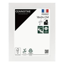 Cadre photo Wild ébène 40x50 cm avec passe-partout 20x30 cm