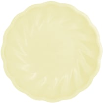 6 Assiettes - Jaune Pastel