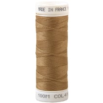 Fil à coudre polyester 100m made in France - marron whiskey 411