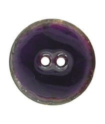 Carte de 2 boutons Coco laqué 23mm - Union Knopf Lilas Fonce violet