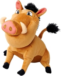 Peluche disney le roi lion : pumba le phacochere 29 cm - peluche licence disney pumbaa