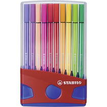 STABILO Feutre Pen 68, ColorParade de 20 pièces, rouge