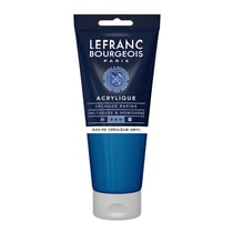 Peinture acrylique - Bleu de ceruléum - 065 - Fine - Lefranc Bourgeois - Tube 200ml