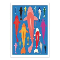 Affiche 50x70 cm - Koi Gang - Rosi Feist