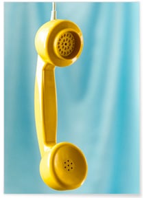 Poster Yellow Phone 1 | A3 : 29,7x42cm