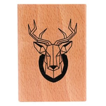Graine Créative - Tampon en bois Tête de cerf