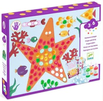 Peindre avec ses doigts - Pois et poissons - Djeco