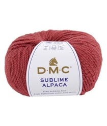Pelote de Laine et Alpaga Sublime Alpaca - DMC : Luxe et Douceur pour l'Hiver 512 Rouge