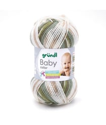 Fil layette à tricoter BABY COLOR - Grundl - certifié Oeko-Tex 09 Vert