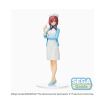The Quintessential Quintuplets 2 - Statuette SPM Miku Nakano Nurse Ver. 21 cm
