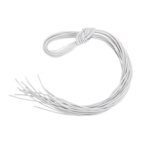 MégaCréa DIY - Fil élastique blanc pour masque Ø 1mm 60 cm 10 pièces
