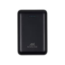 Rivacase Powerbank 10000mAh Compact Type-C Input Output 2 USB-A Noir
