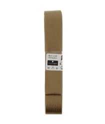 Biais en simili cuir 1,5m x 20mm - Passion Rubans Marron