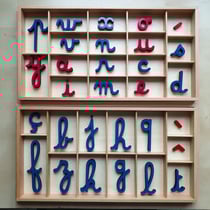 Alphabet v2 et sa boîte Montessori