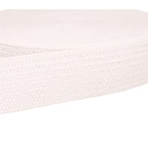 Sangle aspect naturel extensible blanc au mètre