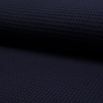 Tissu Nid d'abeille Bleu marine