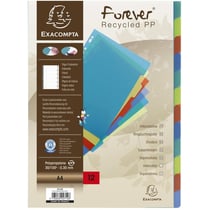 Intercalaires Polypro - A4 - 12 Positions - Forever - Exacompta