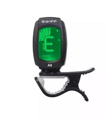 Swiff® A8-CS Clip-On Mini Tuner Pro Couleurs - Accordeur