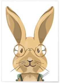Affiche Lapin | A3 : 29,7x42cm