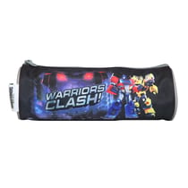 Trousse scolaire ronde Transformers Noire - BAGTROTTER