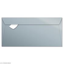 Enveloppe Pollen 110 x 220 mm - Argent - 5 pcs