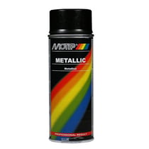 Spray de peinture  - noir métallisé - Motip
