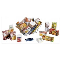 panier de courses en metal