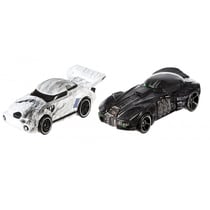 Pack de 2 vehicules star wars stormtrooper et death trooper - hot wheels rogue one - mattel - dxp95