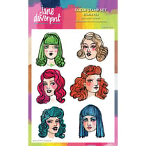 Tampons transparents - Starlettes #2 - 6 clear stamps - Creative Expressions