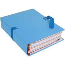 Chemise A Dos Extensible/Sangle Bleu Clair 722E - Exacompta