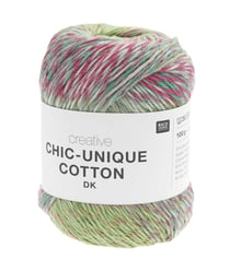 Pelote de coton Creative Chic-Unique Cotton DK 100g de Rico Design : L’alliance parfaite de la créativité et de la légèreté 04 Aqua