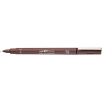 Lot de 12 feutres techniques permanents pointe ogive 0,1 mm - UNI-BALL - Sépia