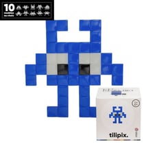 Kit mosaïque DIY pixel art - Monster - Bleu électrique