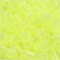 Perles à repasser - 5 x 5 mm - 1100 pcs - jaune fluo