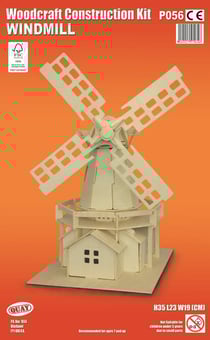 Maquette en bois Moulin à vent