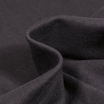 Tissu Jersey Bord côte uni Noir