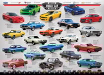 Puzzle 1000 pièces - Muscle Car Evolution - Eurographics